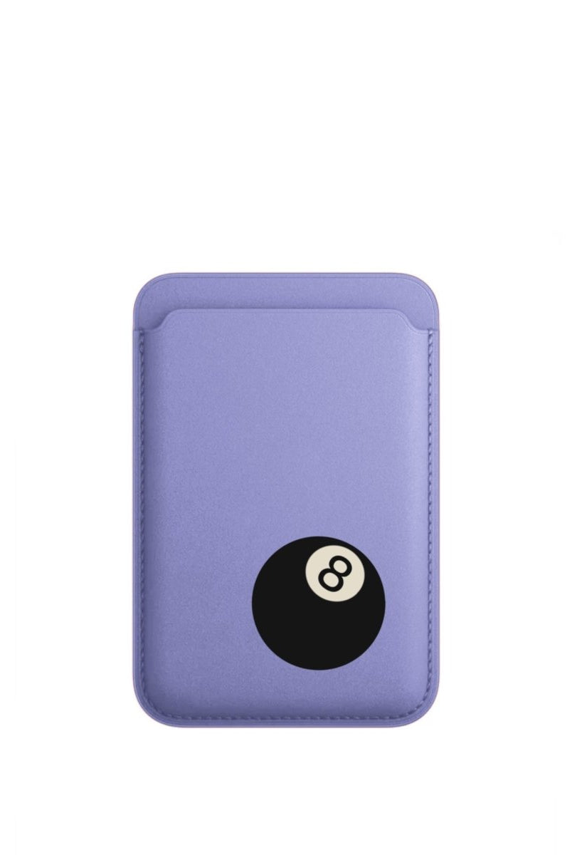 8 Ball MagSafe Deri Cüzdan Wallet Turuncu - Sumthincs