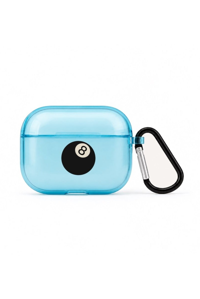8Ball AirPods Pro Şeffaf Silikon Kılıf Mavi - Sumthincs