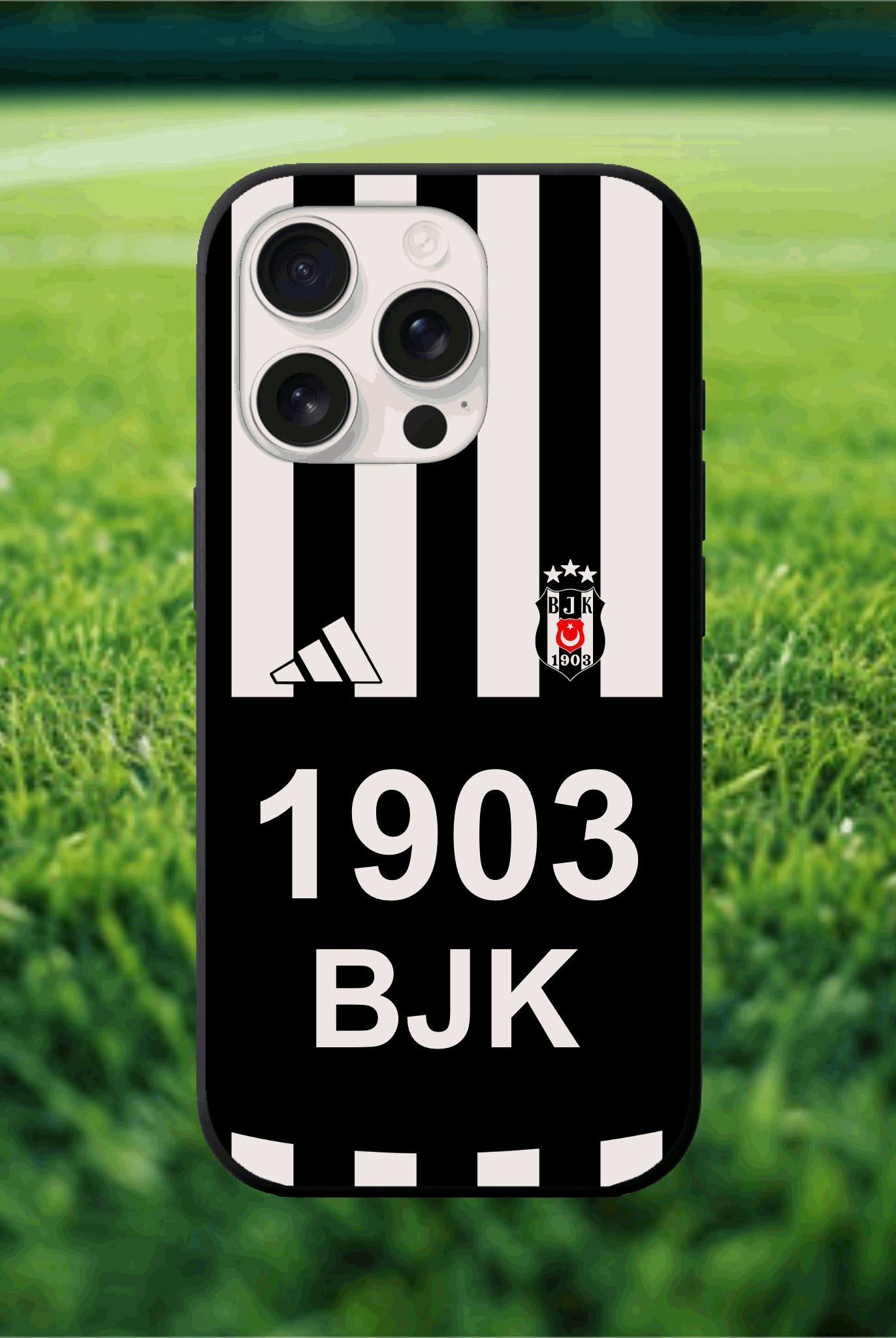 iPhone 16E Beşiktaş Forma Kişiye Özel Premium Telefon Kılıfı - SUMTHINCS