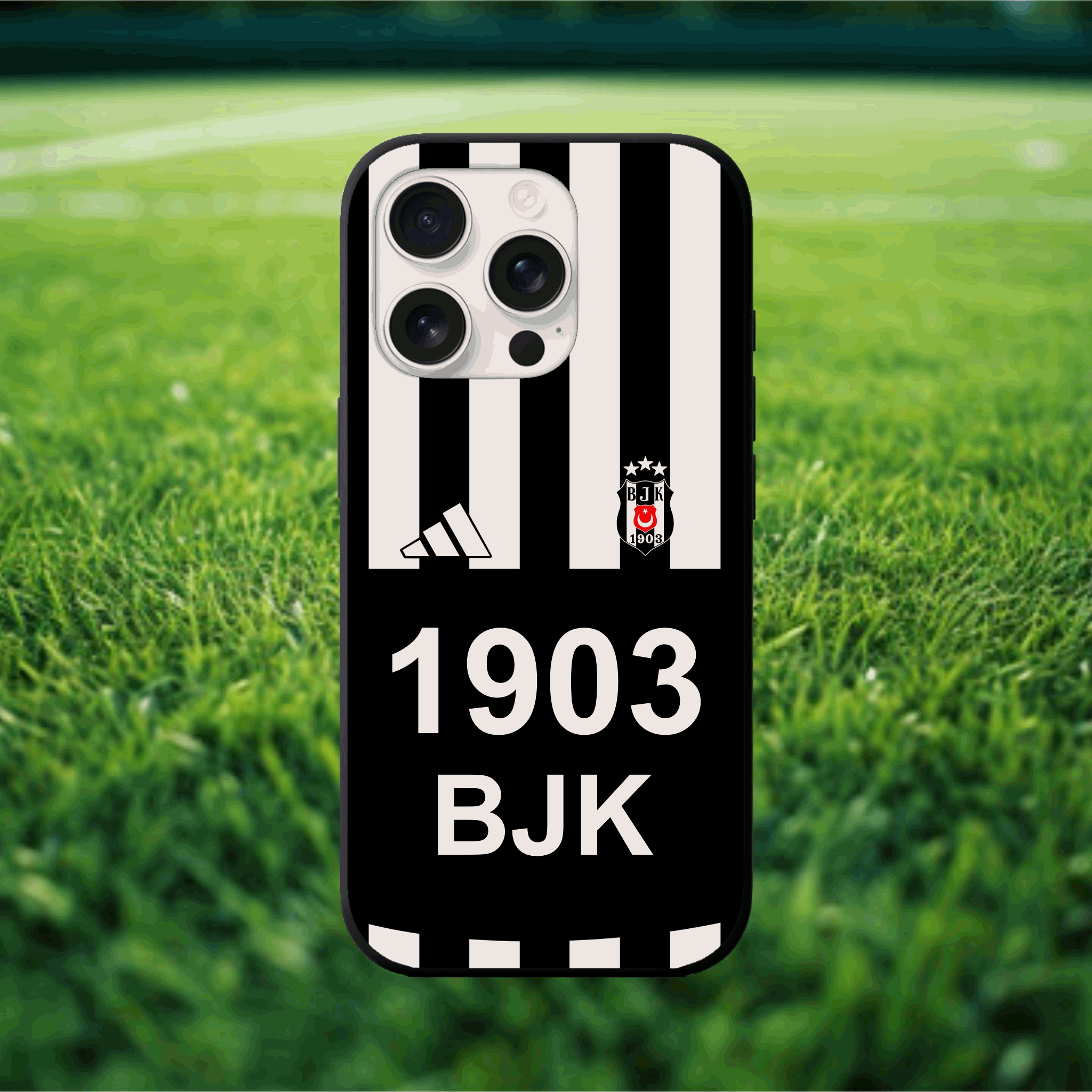 iPhone 16E Beşiktaş Forma Kişiye Özel Premium Telefon Kılıfı - SUMTHINCS