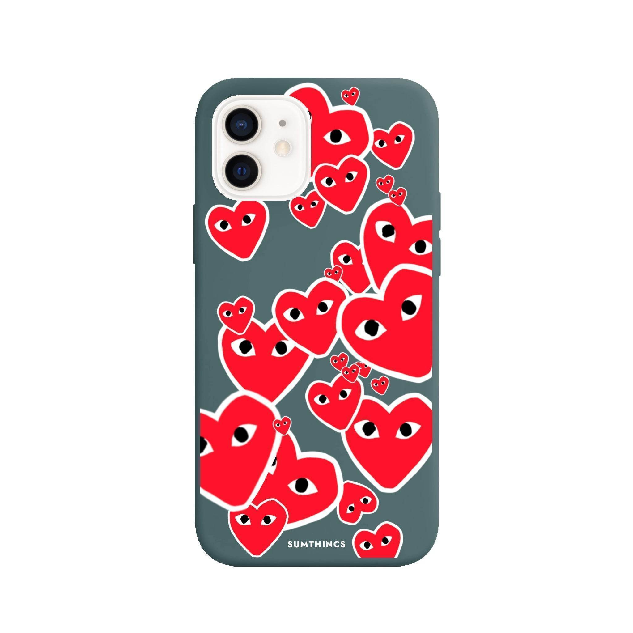 iPhone 13 Mini Hearts Premium Telefon Kılıfı - SUMTHINCS