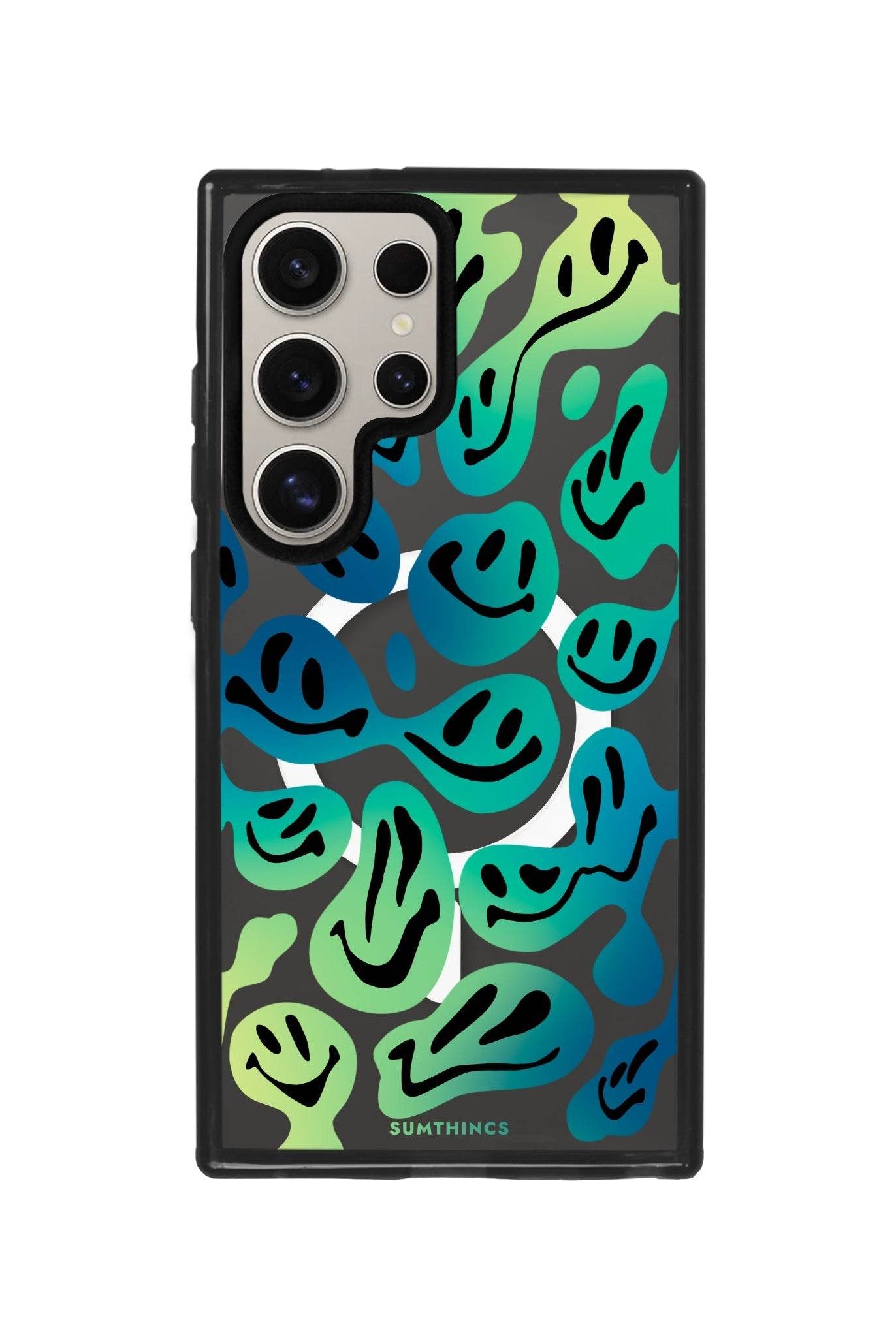 Samsung S24 Ultra Smiley Magsafe Procase Şeffaf Telefon Kılıfı - SUMTHINCS