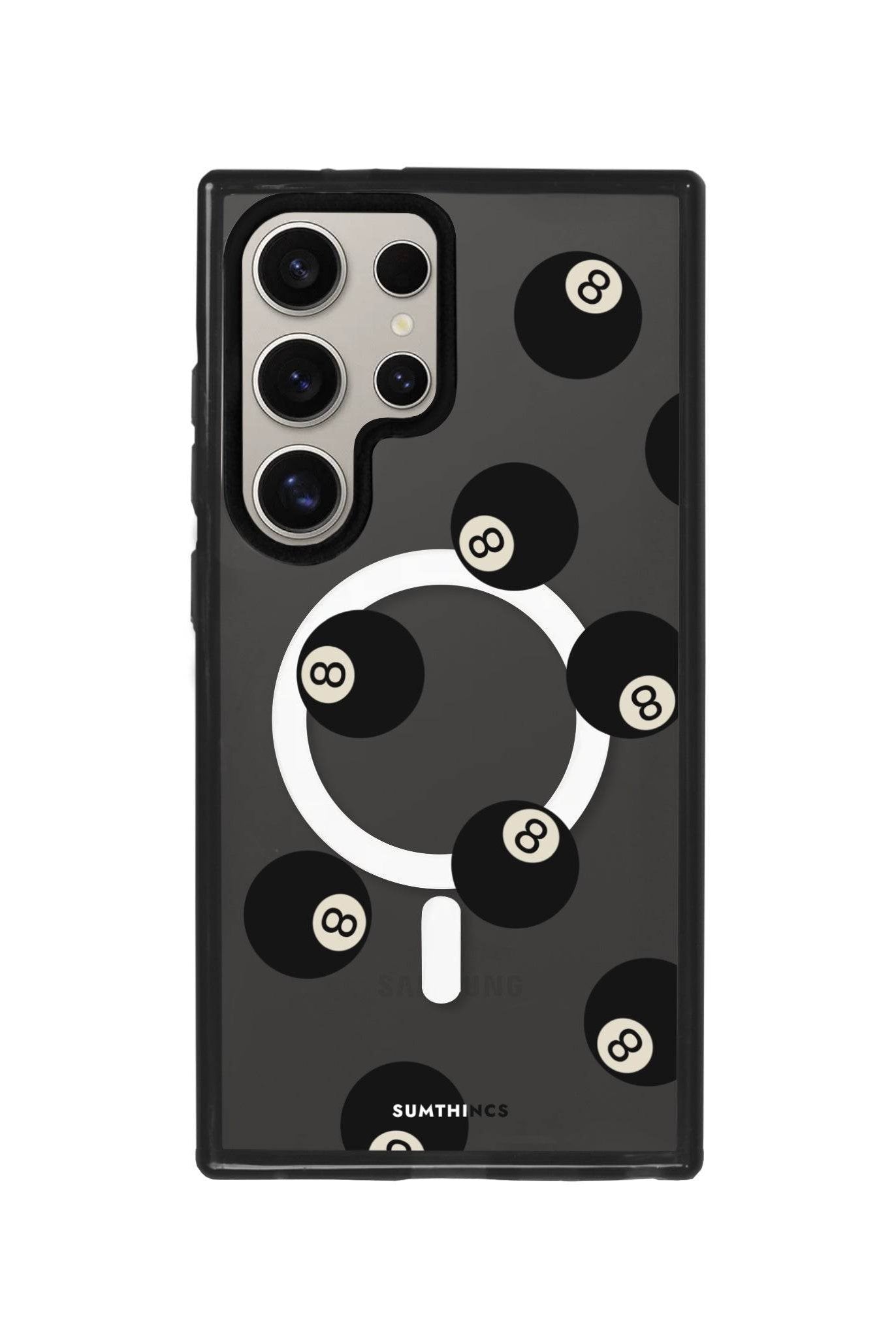 Samsung S23 Ultra 8Ball Magsafe Procase Şeffaf Telefon Kılıfı - SUMTHINCS