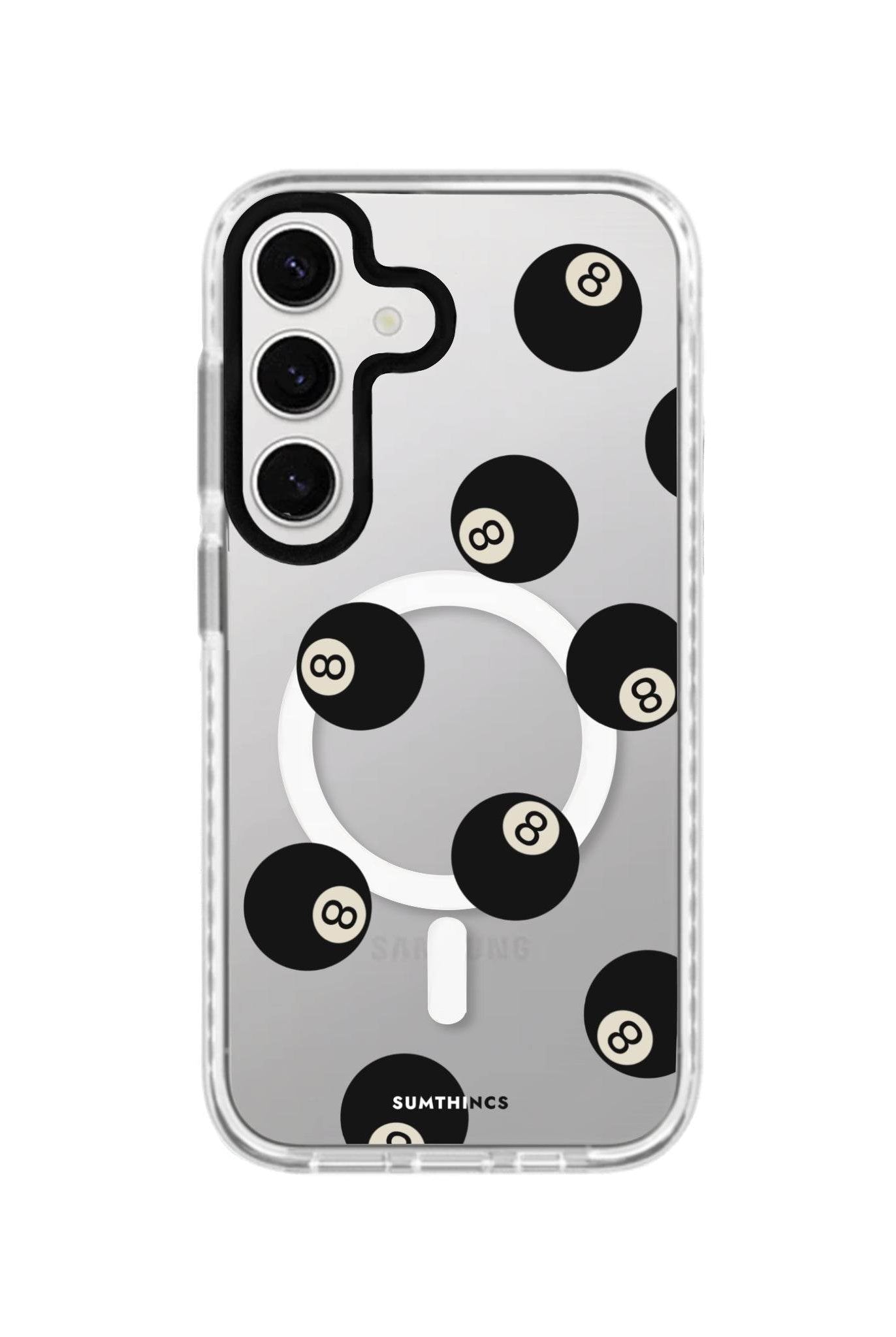 Samsung S23 FE 8Ball Magsafe Procase Şeffaf Telefon Kılıfı - SUMTHINCS