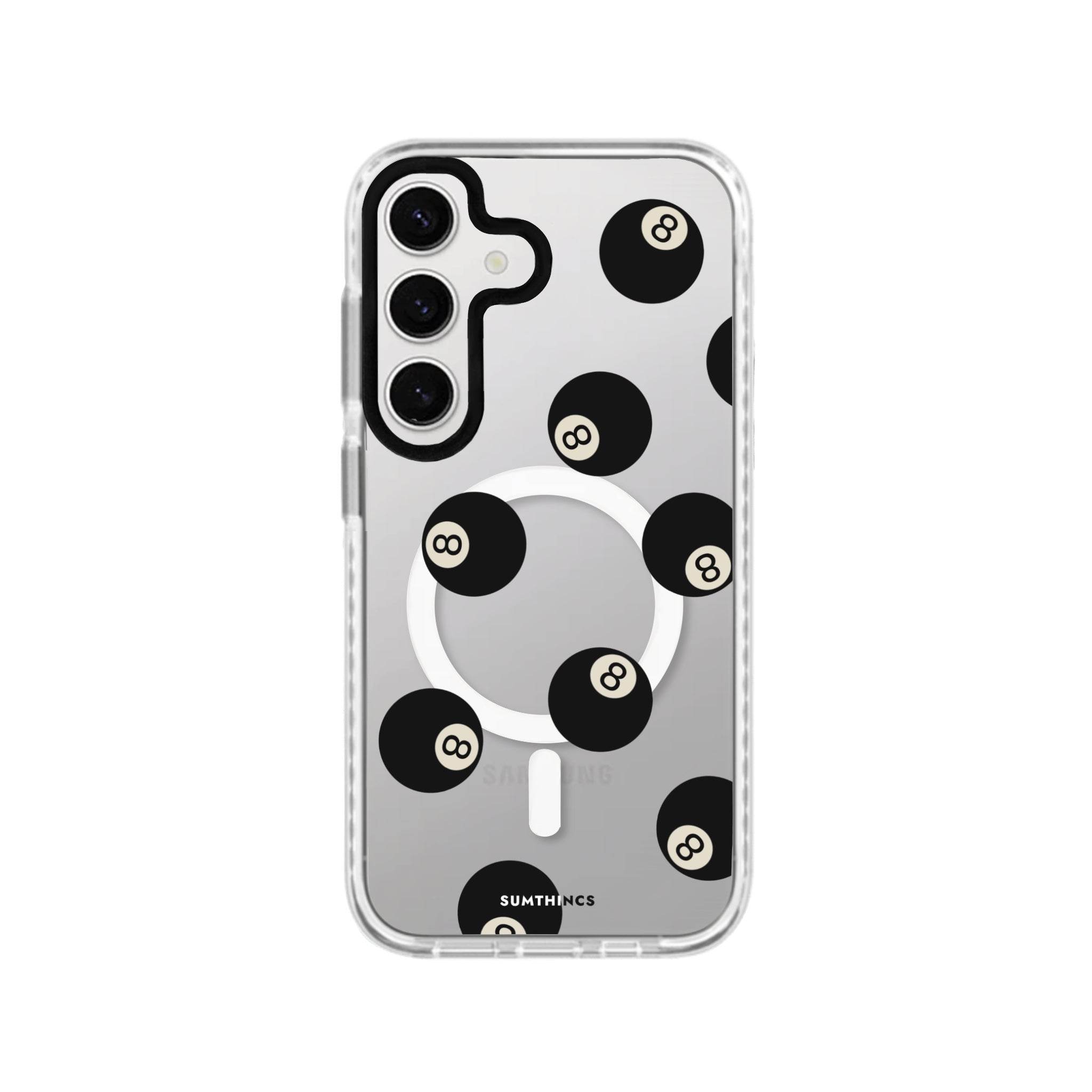 Samsung S23 FE 8Ball Magsafe Procase Şeffaf Telefon Kılıfı - SUMTHINCS