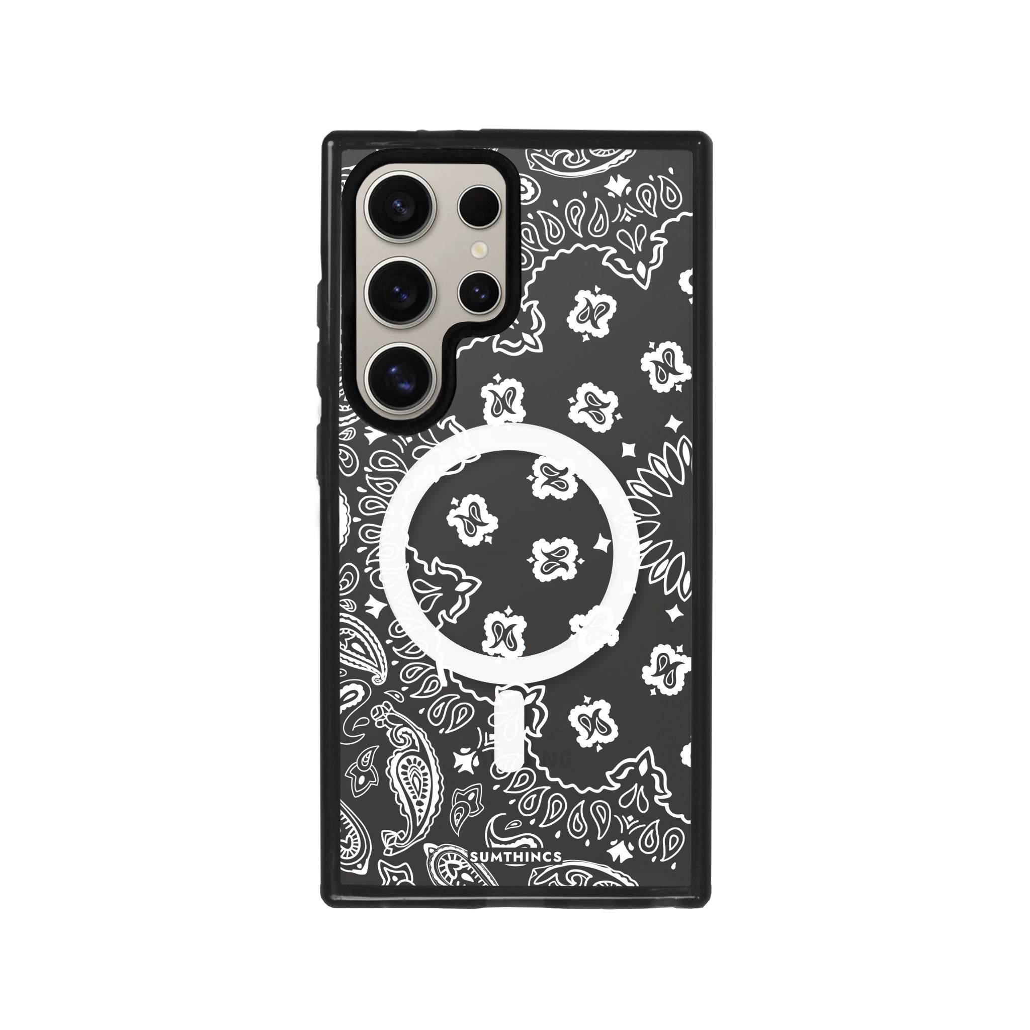 Samsung S23 Ultra Paisley Magsafe Procase Şeffaf Telefon Kılıfı - SUMTHINCS