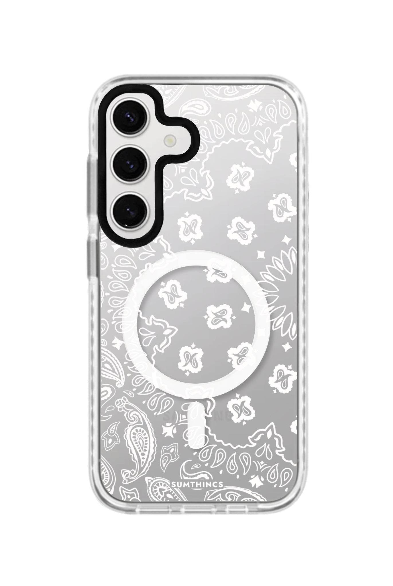Samsung S24 Plus Paisley Magsafe Procase Şeffaf Telefon Kılıfı - SUMTHINCS
