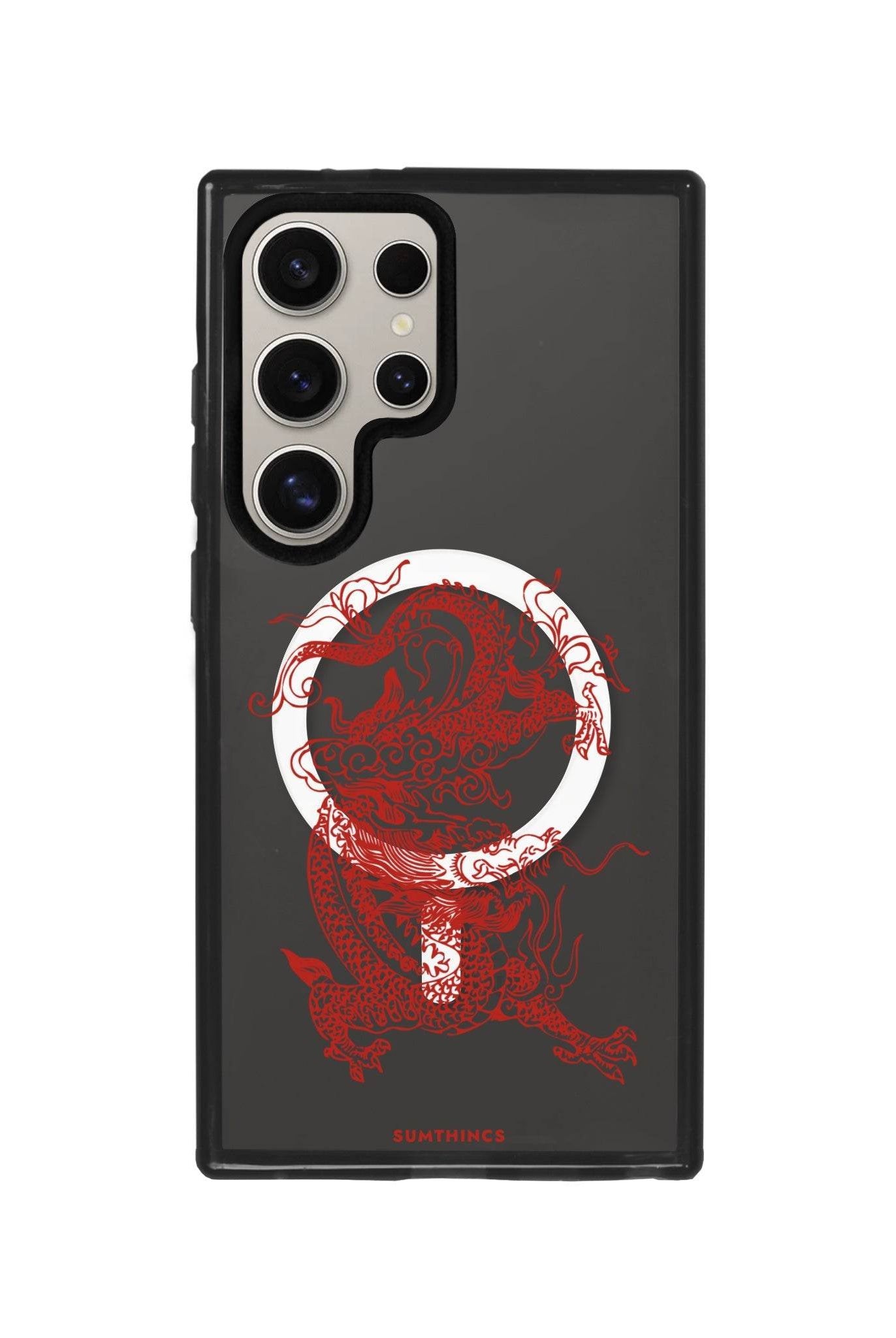 Samsung S24 Ultra Dragon Magsafe Procase Şeffaf Telefon Kılıfı - SUMTHINCS