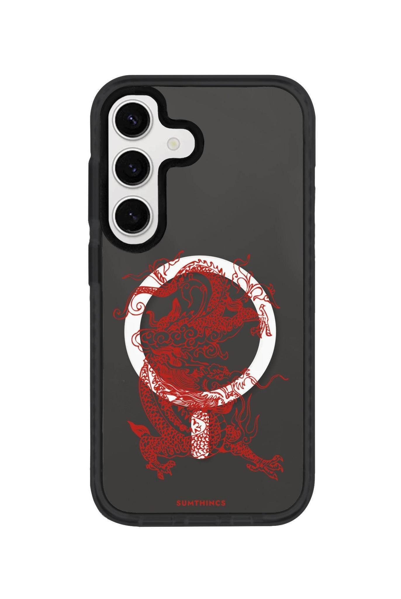 Samsung S23 FE Dragon Magsafe Procase Şeffaf Telefon Kılıfı - SUMTHINCS