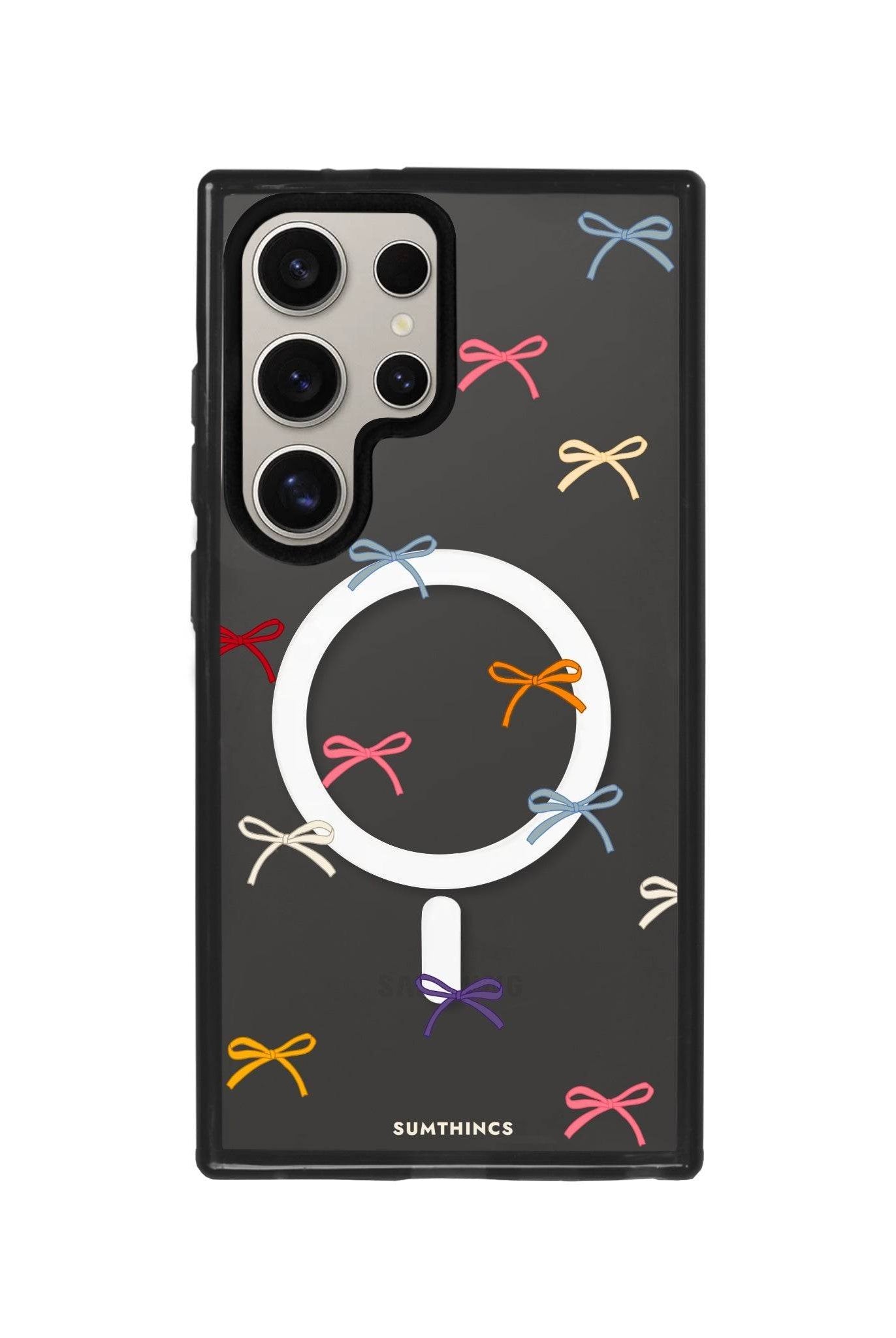 Samsung S24 Ultra Little Bows Magsafe Procase Şeffaf Telefon Kılıfı - SUMTHINCS