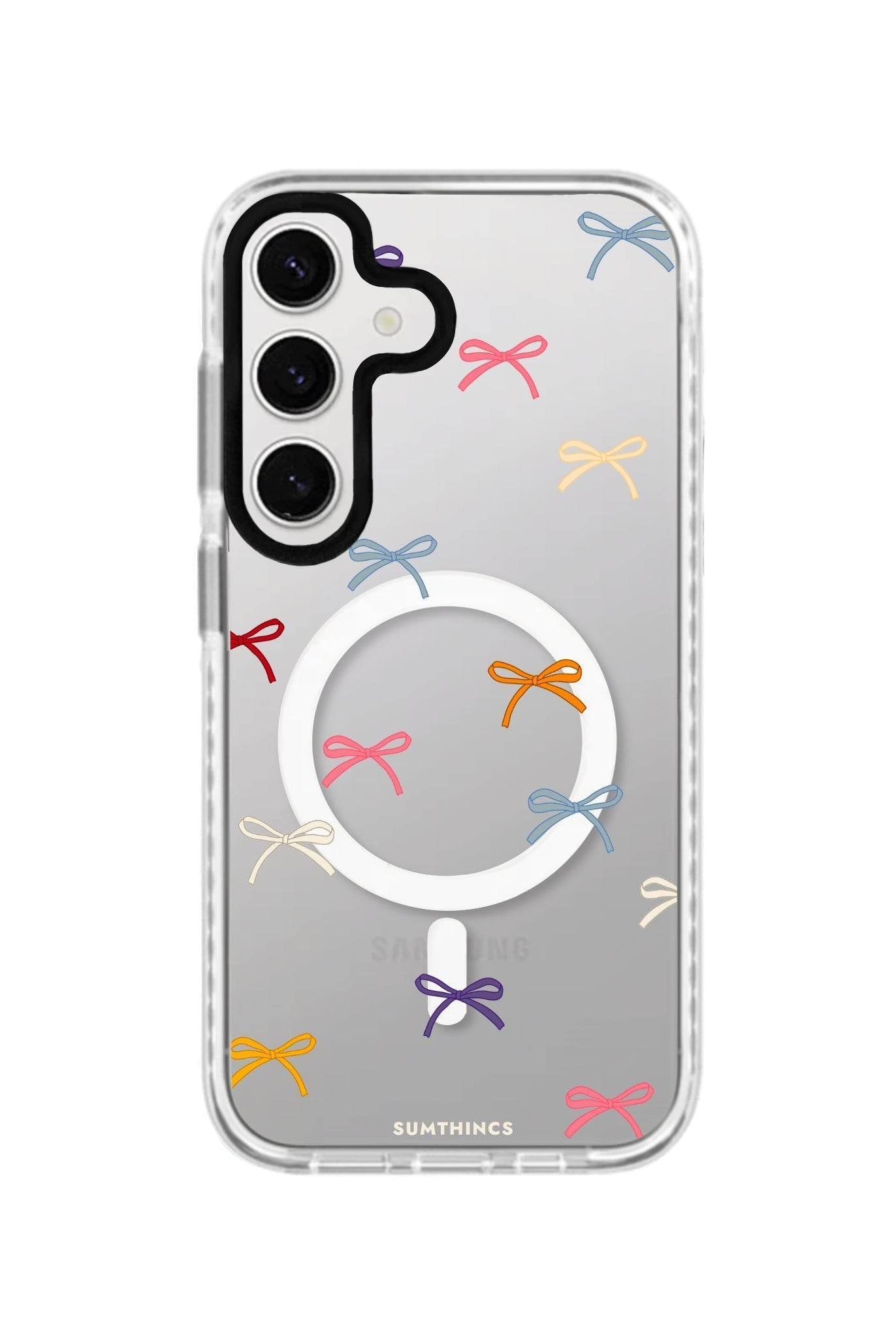 Samsung S23 FE Little Bows Magsafe Procase Şeffaf Telefon Kılıfı - SUMTHINCS