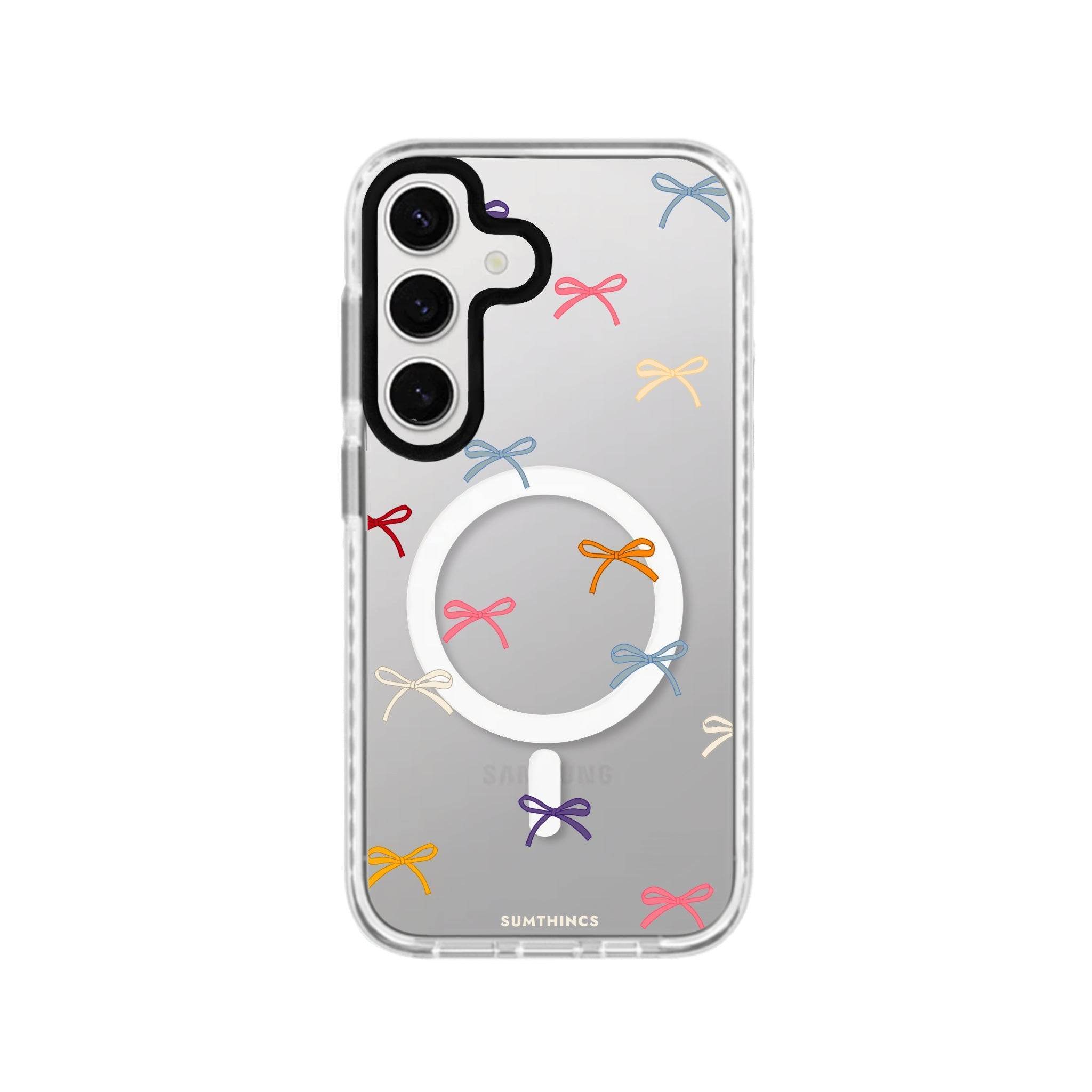 Samsung S23 FE Little Bows Magsafe Procase Şeffaf Telefon Kılıfı - SUMTHINCS