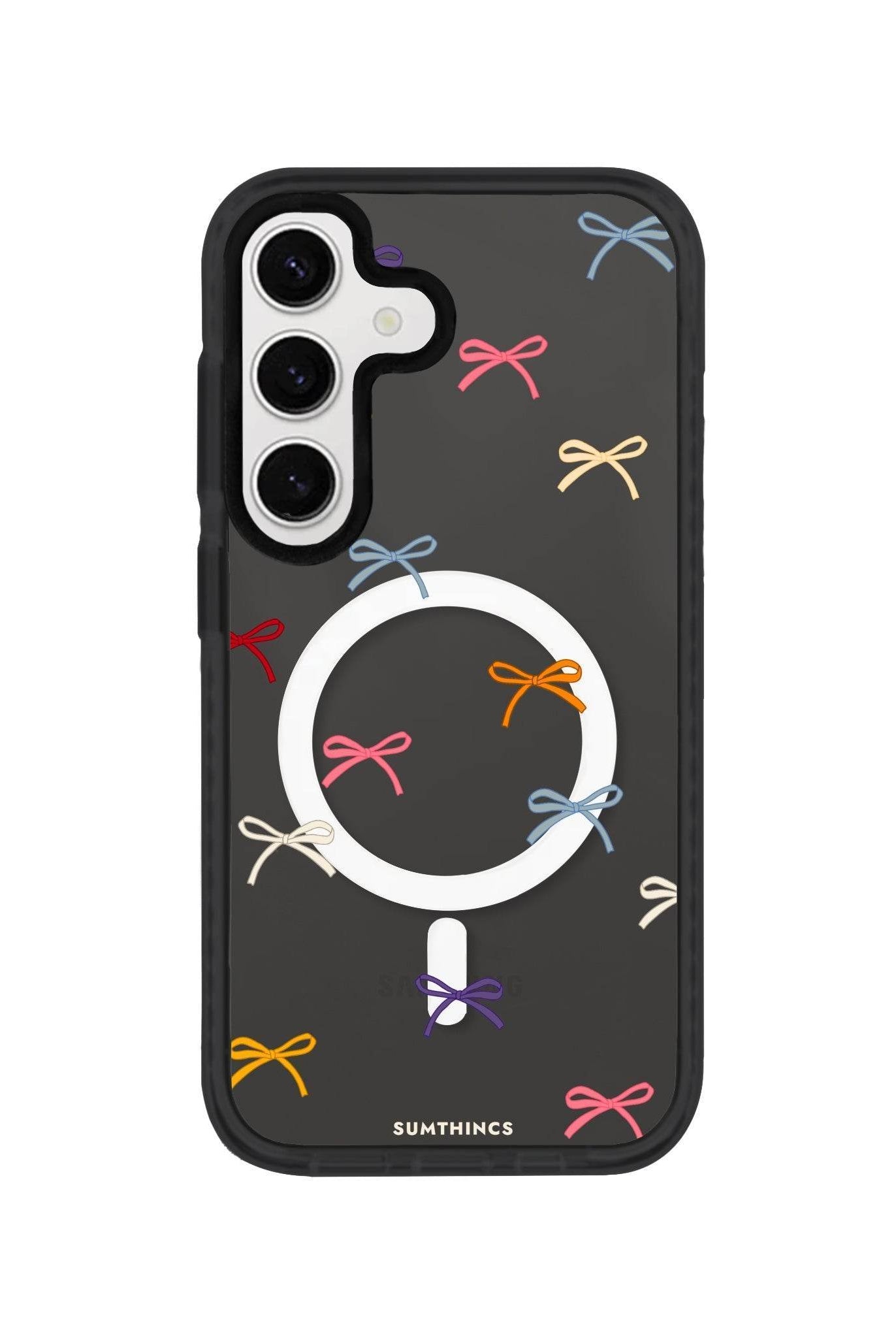 Samsung S23 FE Little Bows Magsafe Procase Şeffaf Telefon Kılıfı - SUMTHINCS