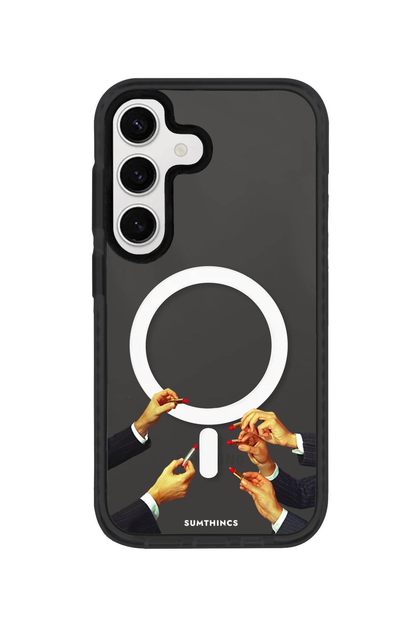 Samsung S24 Plus Lipstick Magsafe Procase Şeffaf Telefon Kılıfı - SUMTHINCS