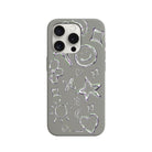 iPhone 12 Mini Silver Doodles Premium Telefon Kılıfı - SUMTHINCS