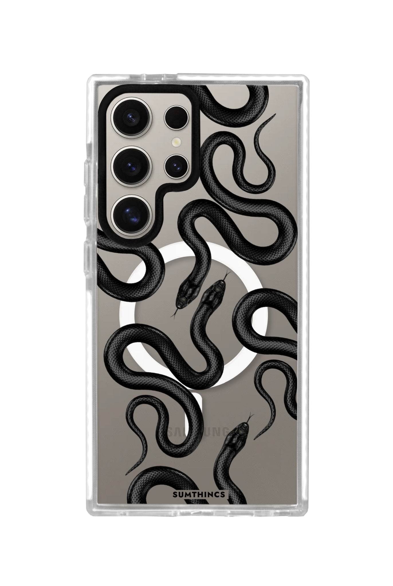 Samsung S24 Ultra Snakes Magsafe Procase Şeffaf Telefon Kılıfı - SUMTHINCS