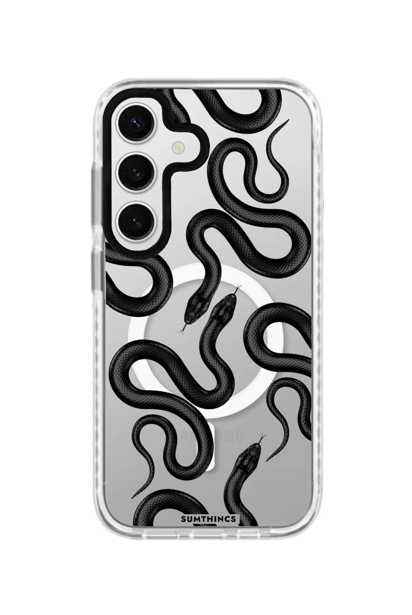 Samsung S23 FE Snakes Magsafe Procase Şeffaf Telefon Kılıfı - SUMTHINCS
