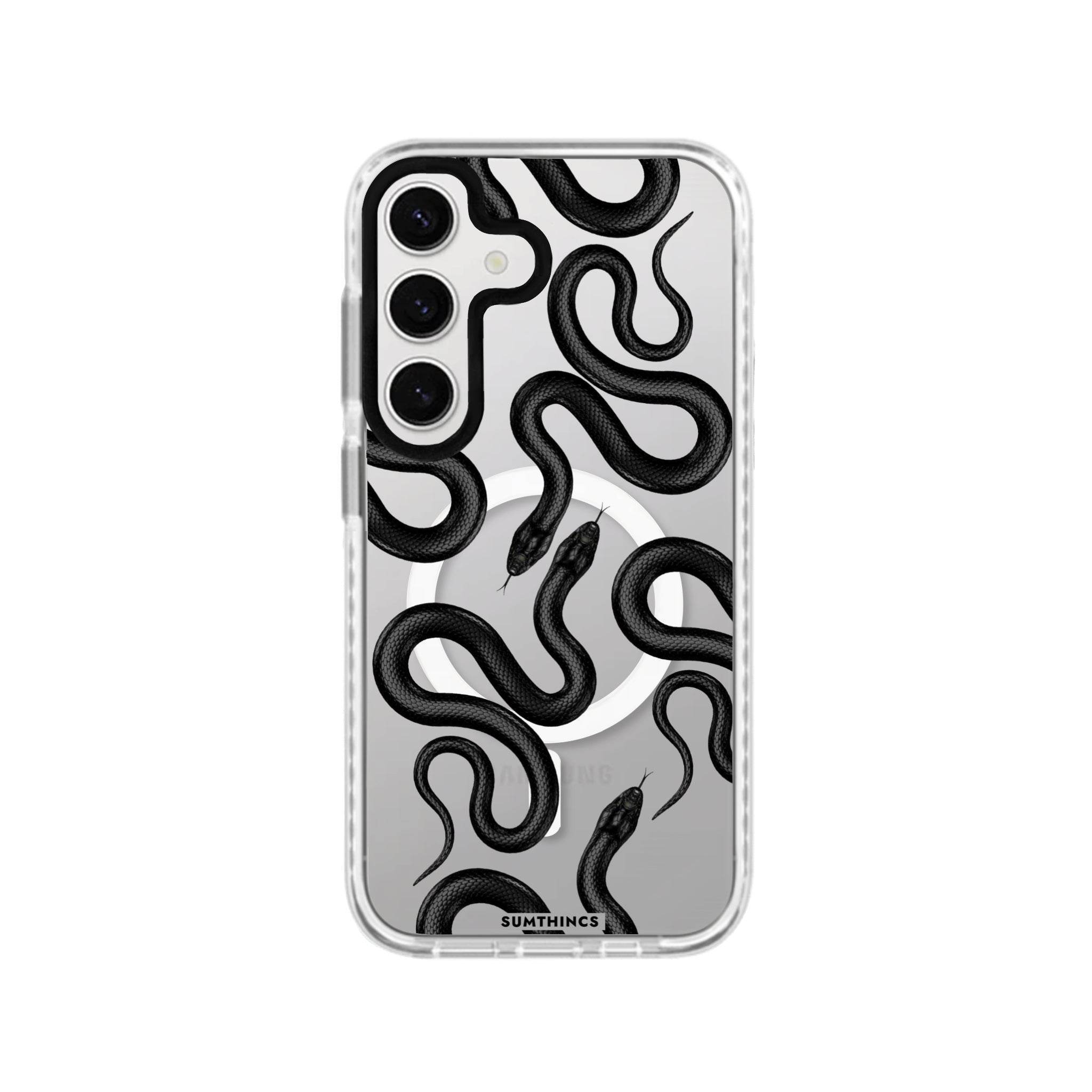 Samsung S23 FE Snakes Magsafe Procase Şeffaf Telefon Kılıfı - SUMTHINCS