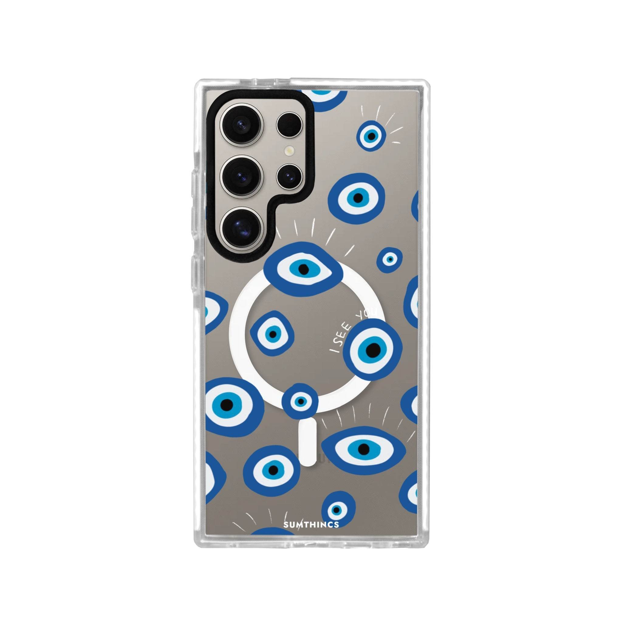 Samsung S23 Ultra I See You Magsafe Procase Şeffaf Telefon Kılıfı - SUMTHINCS