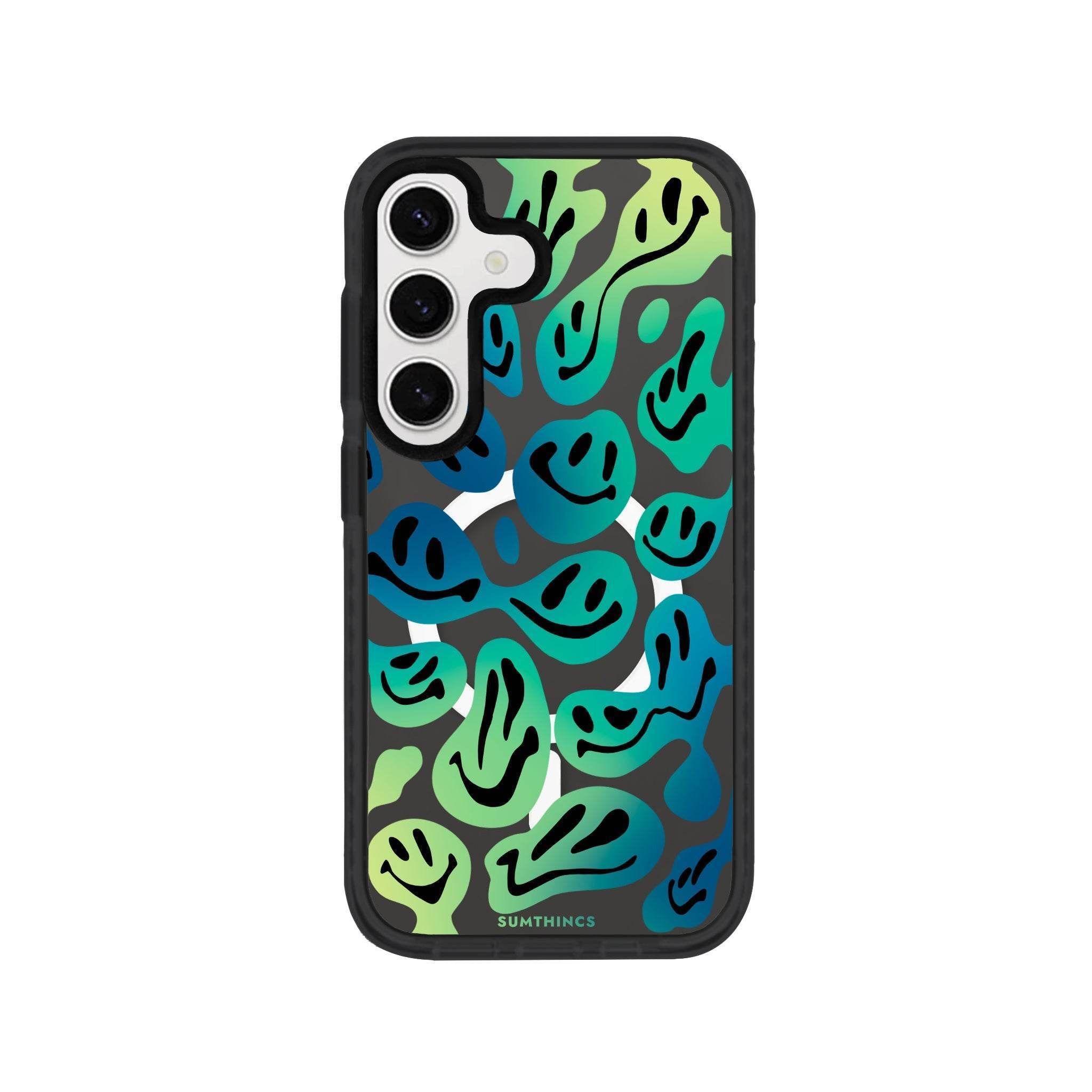 Samsung S23 FE Smiley Magsafe Procase Şeffaf Telefon Kılıfı - SUMTHINCS