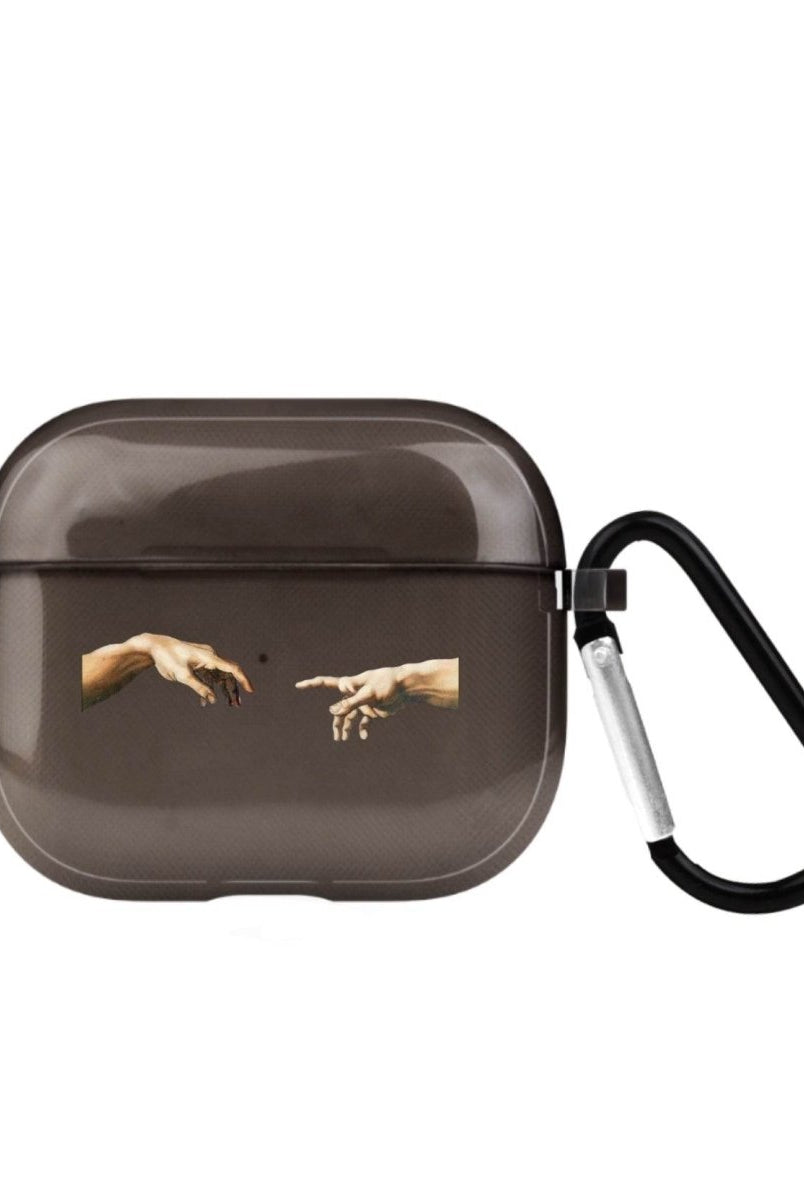 Adams Creation AirPods 3 Şeffaf Silikon Kılıf Siyah - SUMTHINCS