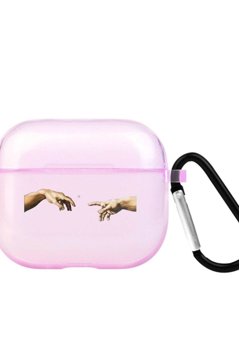 Adams Creation AirPods 3 Şeffaf Silikon Kılıf Lila - SUMTHINCS