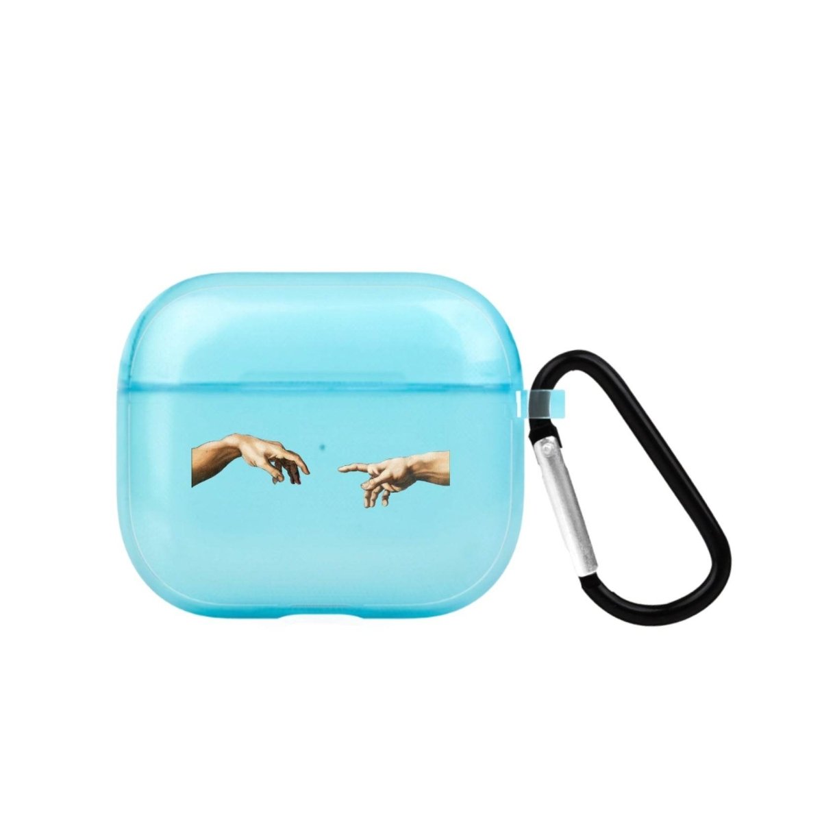 Adams Creation AirPods 3 Şeffaf Silikon Kılıf Mavi - SUMTHINCS