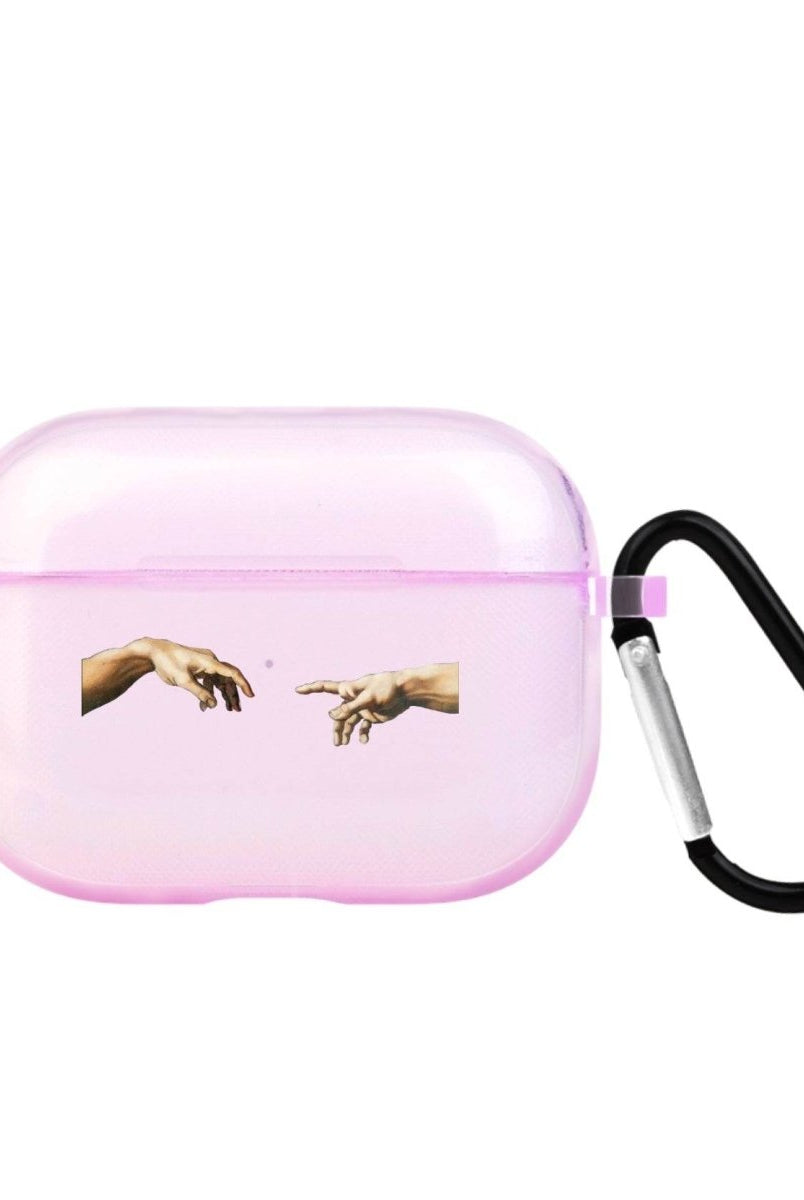 Adams Creation AirPods Pro Şeffaf Silikon Kılıf Lila - SUMTHINCS