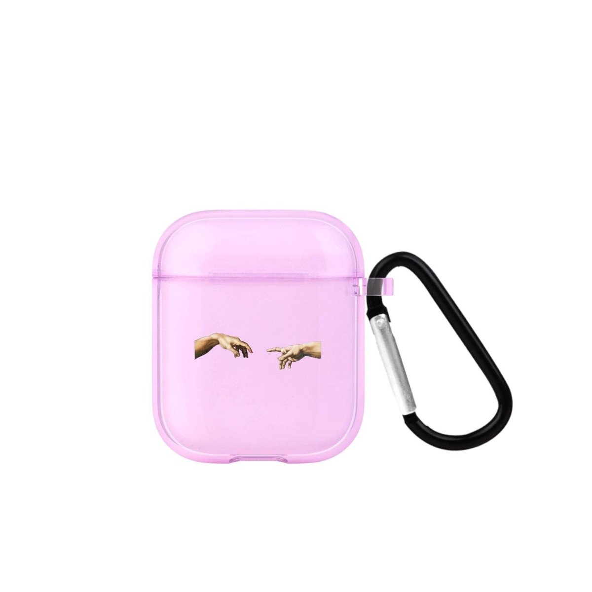 Adams Creation AirPods Şeffaf Silikon Kılıf Lila - SUMTHINCS