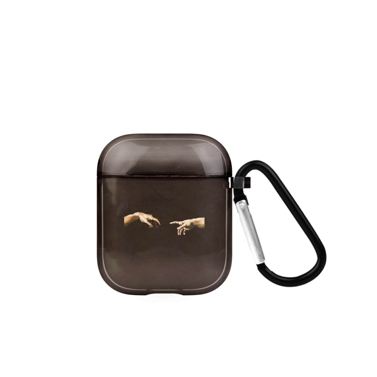 Adams Creation AirPods Şeffaf Silikon Kılıf Siyah - SUMTHINCS