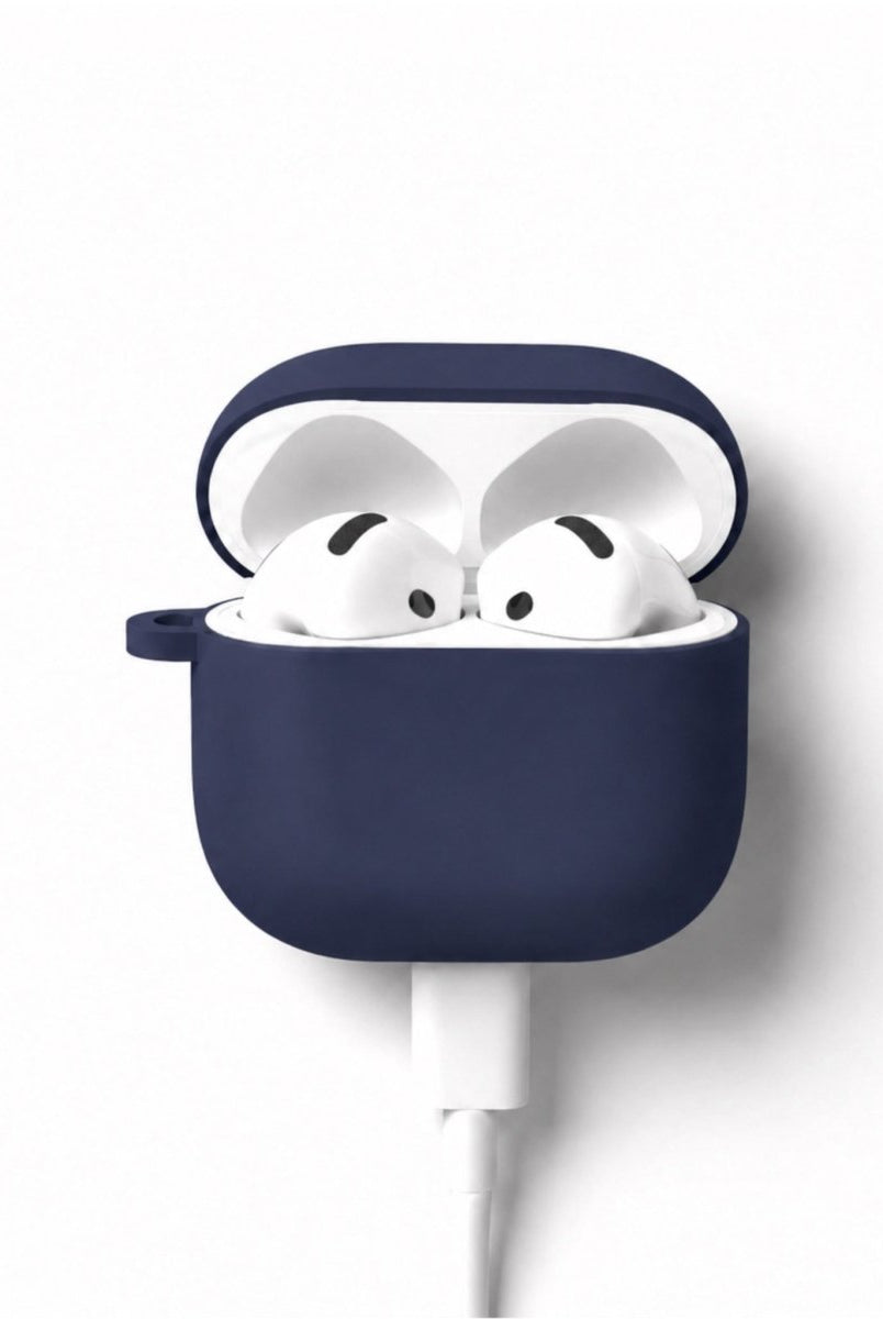 AirPods 3 Premium Pasifik Mavi Silikon Kılıf - Sumthincs