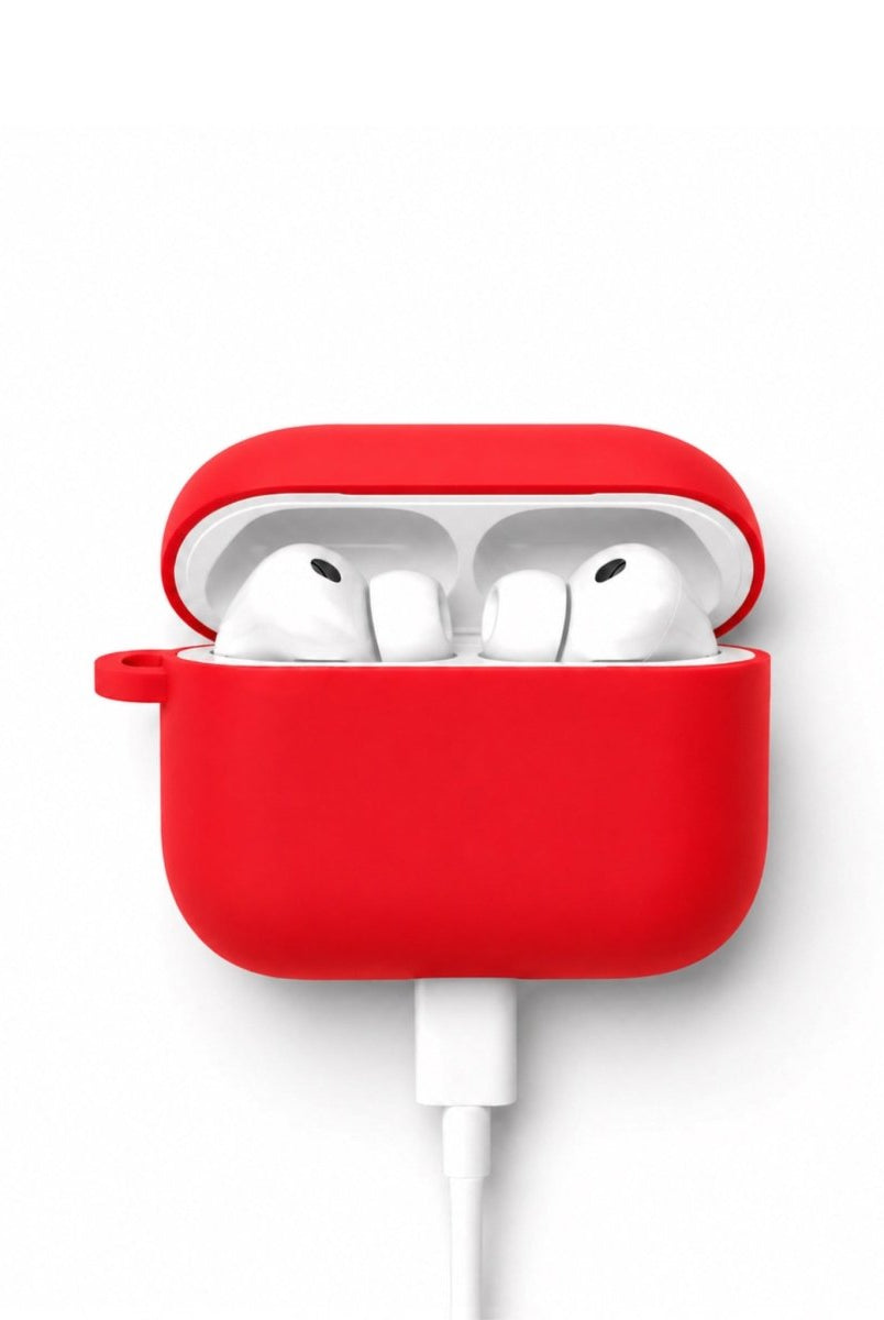 AirPods Pro Premium Kırmızı Silikon Kılıf - Sumthincs