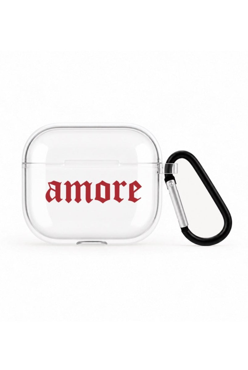 Amore AirPods 3 Şeffaf Silikon Kılıf Beyaz Şeffaf - Sumthincs