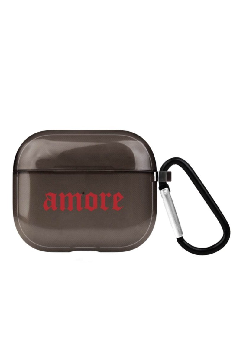 Amore AirPods 3 Şeffaf Silikon Kılıf Siyah - SUMTHINCS
