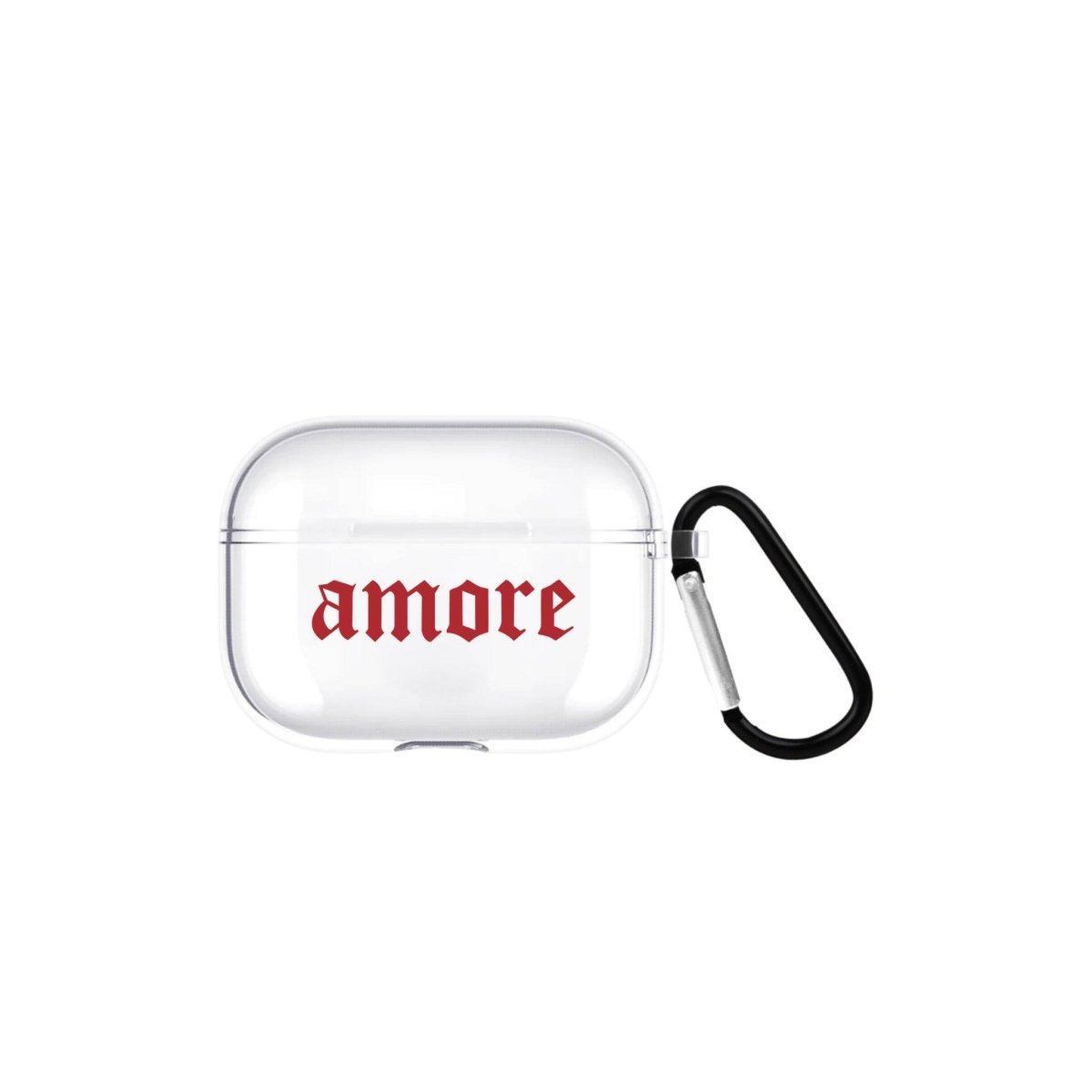 Amore AirPods Pro 2 Şeffaf Silikon Kılıf Beyaz Şeffaf - SUMTHINCS