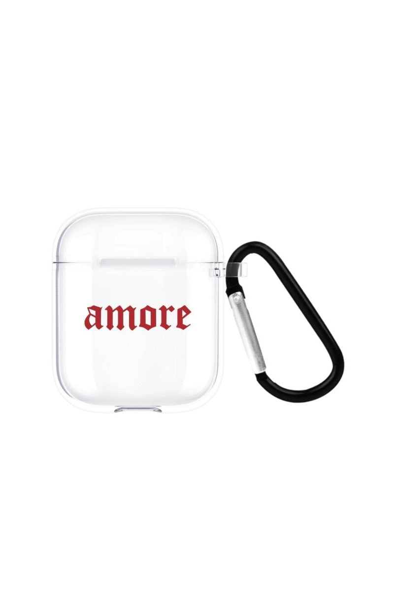 Amore AirPods Şeffaf Silikon Kılıf Beyaz Şeffaf - SUMTHINCS