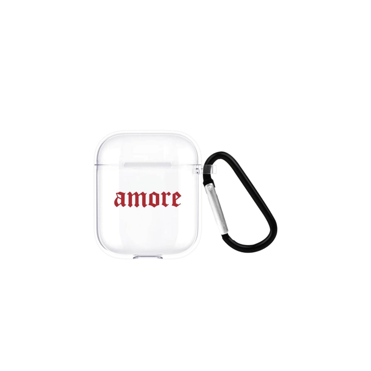 Amore AirPods Şeffaf Silikon Kılıf Beyaz Şeffaf - SUMTHINCS