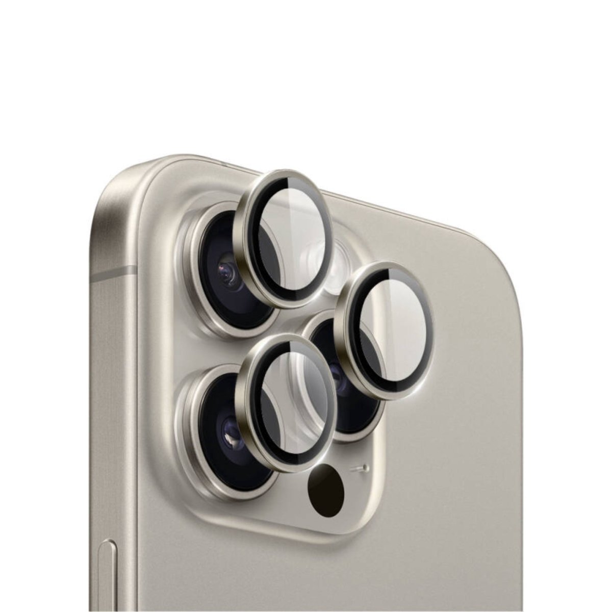 Apple iPhone 16 Pro / 16 Pro Max Kamera Lens Koruyucu Naturel Gri - SUMTHINCS