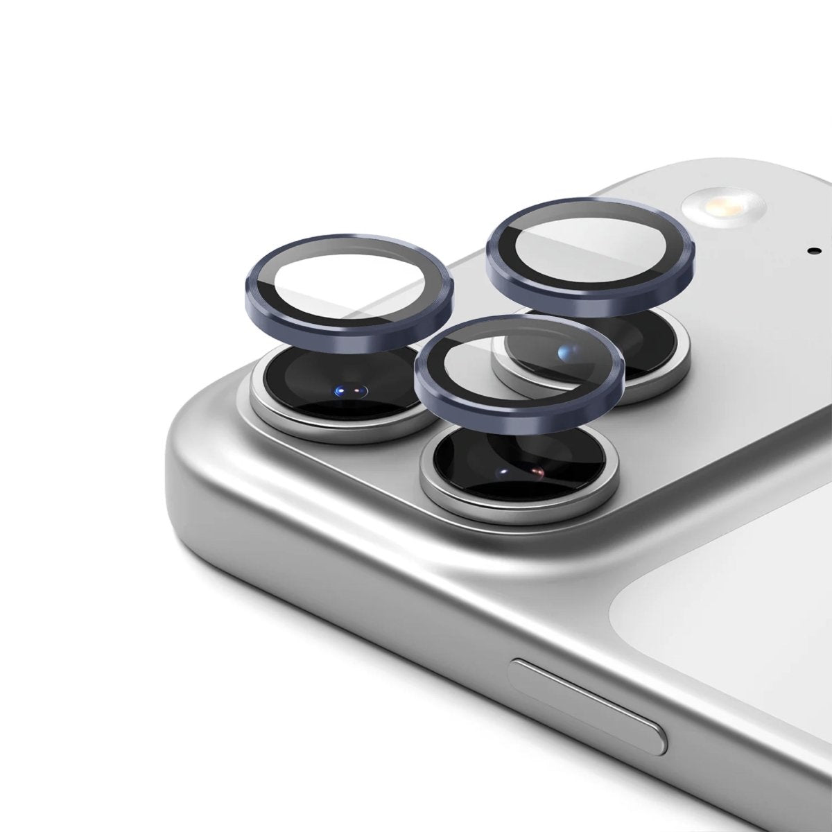 Apple iPhone 17 Pro / 17 Pro Max Kamera Lens Koruyucu Lacivert - Sumthincs