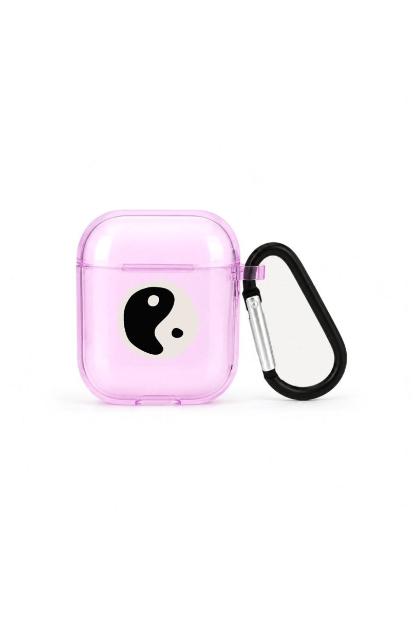 Balance AirPods 1. ve 2. Nesil Şeffaf Silikon Kılıf Lila - Sumthincs