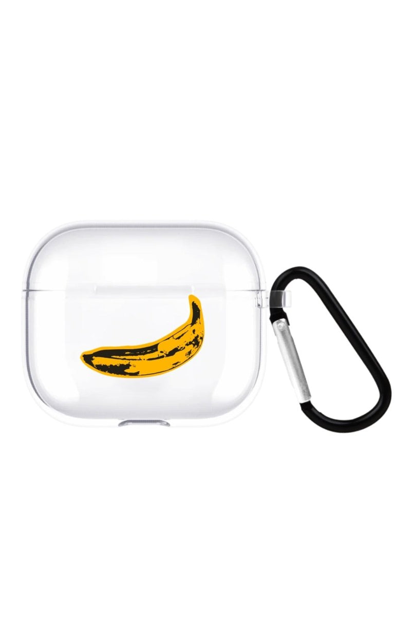 Banana AirPods 3 Şeffaf Silikon Kılıf Beyaz Şeffaf - SUMTHINCS