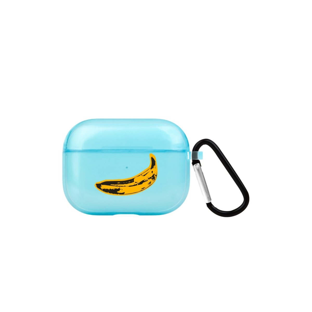 Banana AirPods Pro Şeffaf Silikon Kılıf Mavi - SUMTHINCS