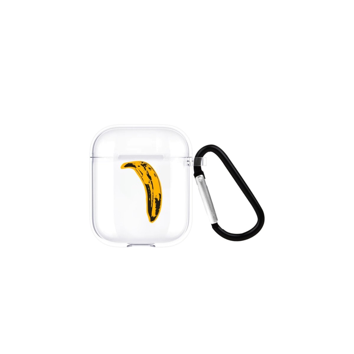 Banana AirPods Şeffaf Silikon Kılıf Beyaz Şeffaf - SUMTHINCS