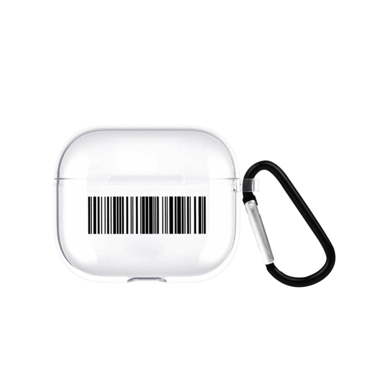 Barcode AirPods 3 Şeffaf Silikon Kılıf Beyaz Şeffaf - SUMTHINCS