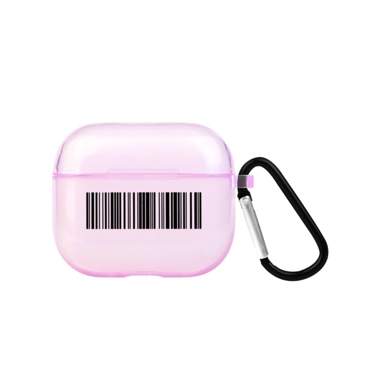 Barcode AirPods 3 Şeffaf Silikon Kılıf Lila - SUMTHINCS