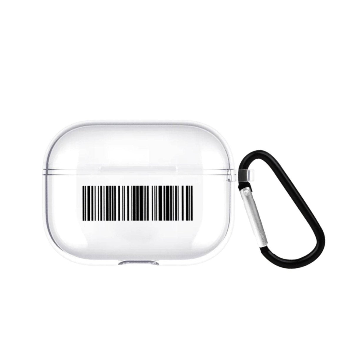 Barcode AirPods Pro Şeffaf Silikon Kılıf Beyaz Şeffaf - SUMTHINCS