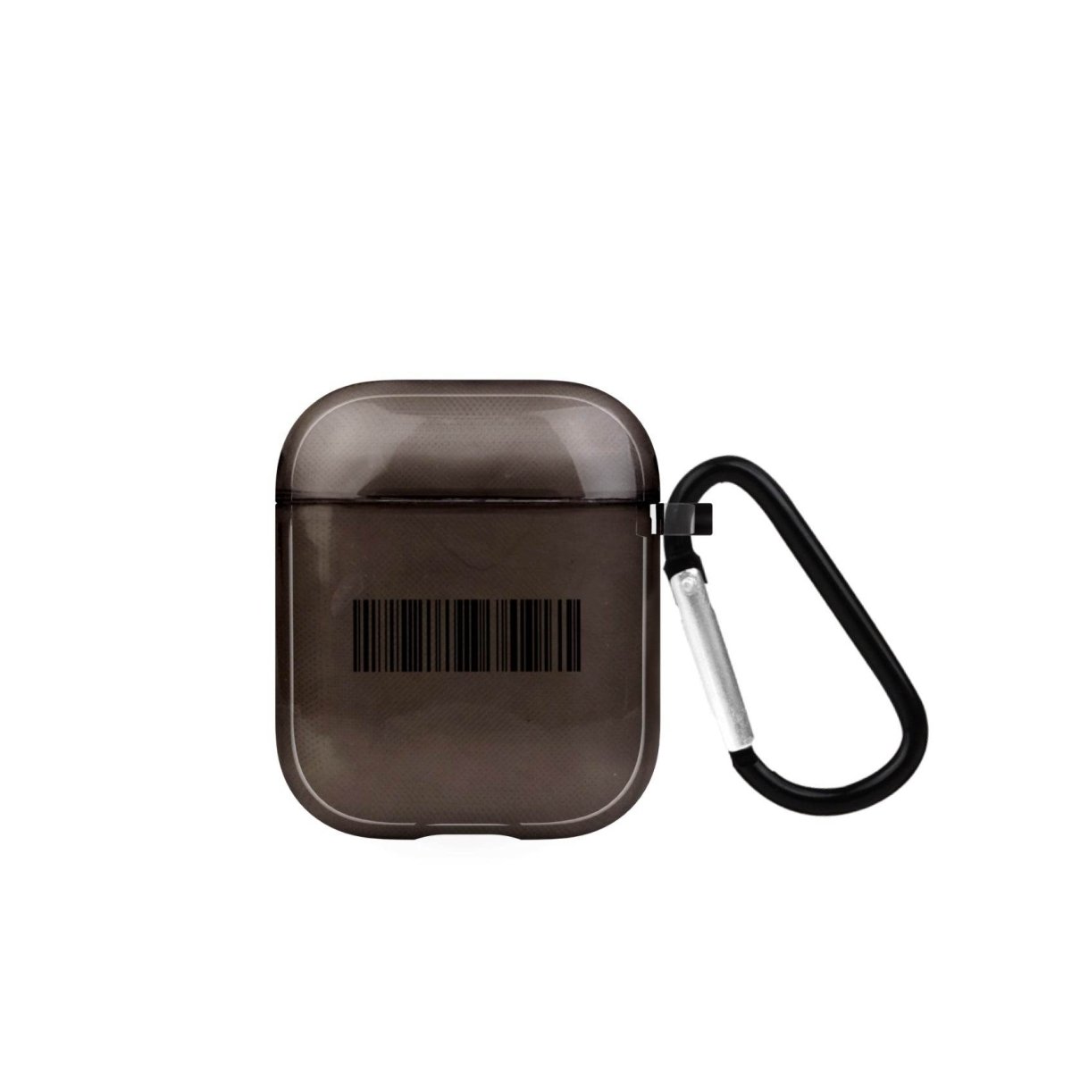 Barcode AirPods Şeffaf Silikon Kılıf Siyah - SUMTHINCS