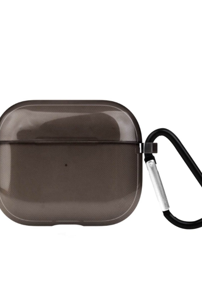 Basic AirPods 3 Şeffaf Silikon Kılıf Siyah - SUMTHINCS