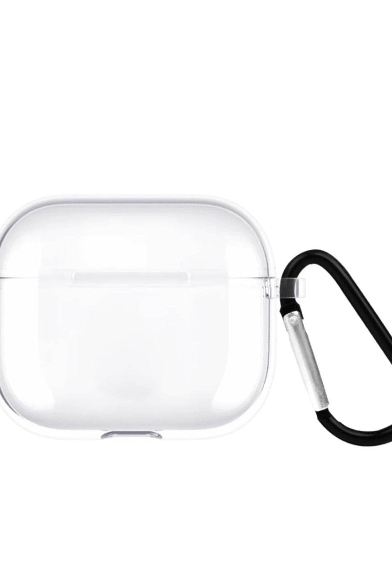 Basic AirPods 3 Şeffaf Silikon Kılıf Beyaz Şeffaf - SUMTHINCS