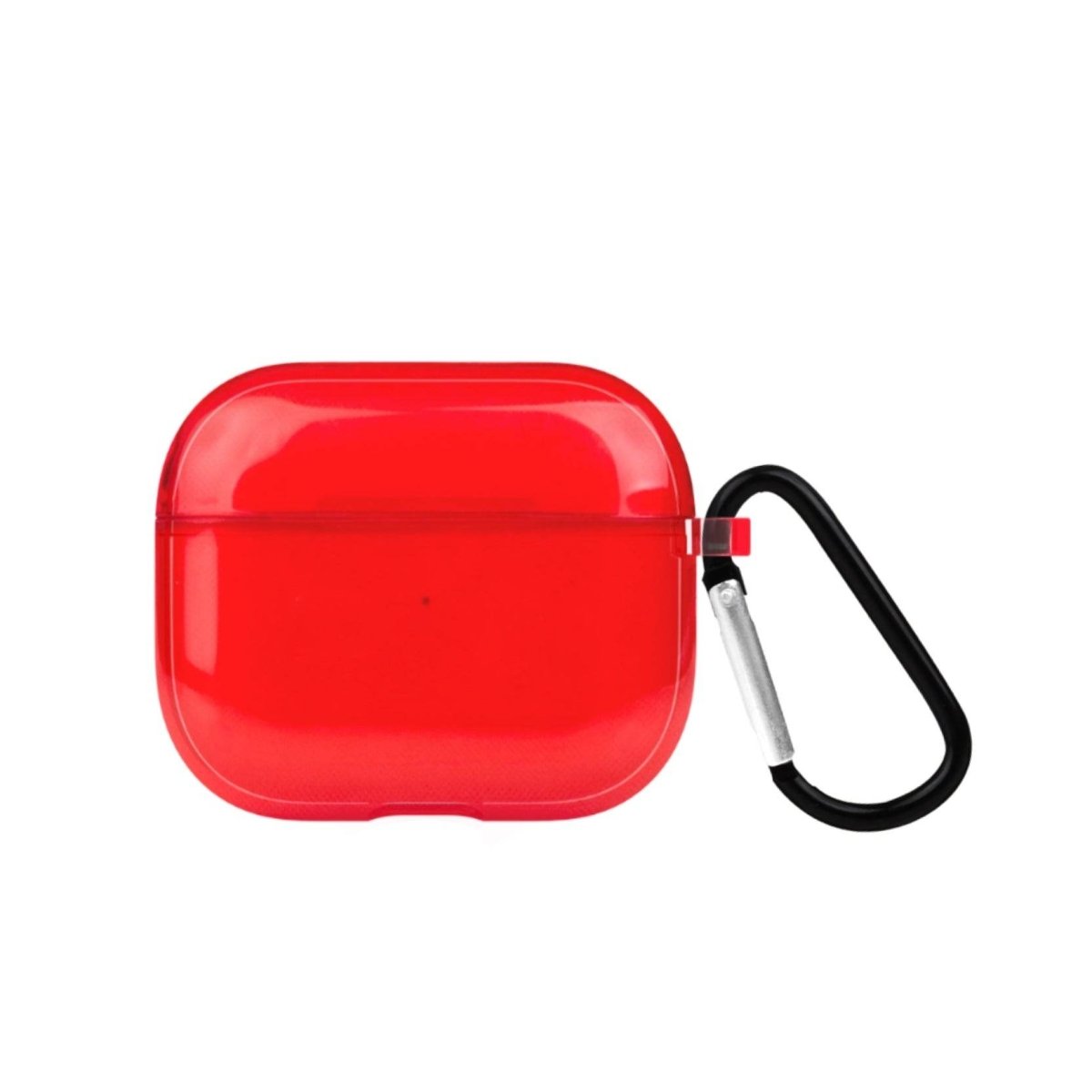 Basic AirPods 3 Şeffaf Silikon Kılıf Kırmızı - SUMTHINCS